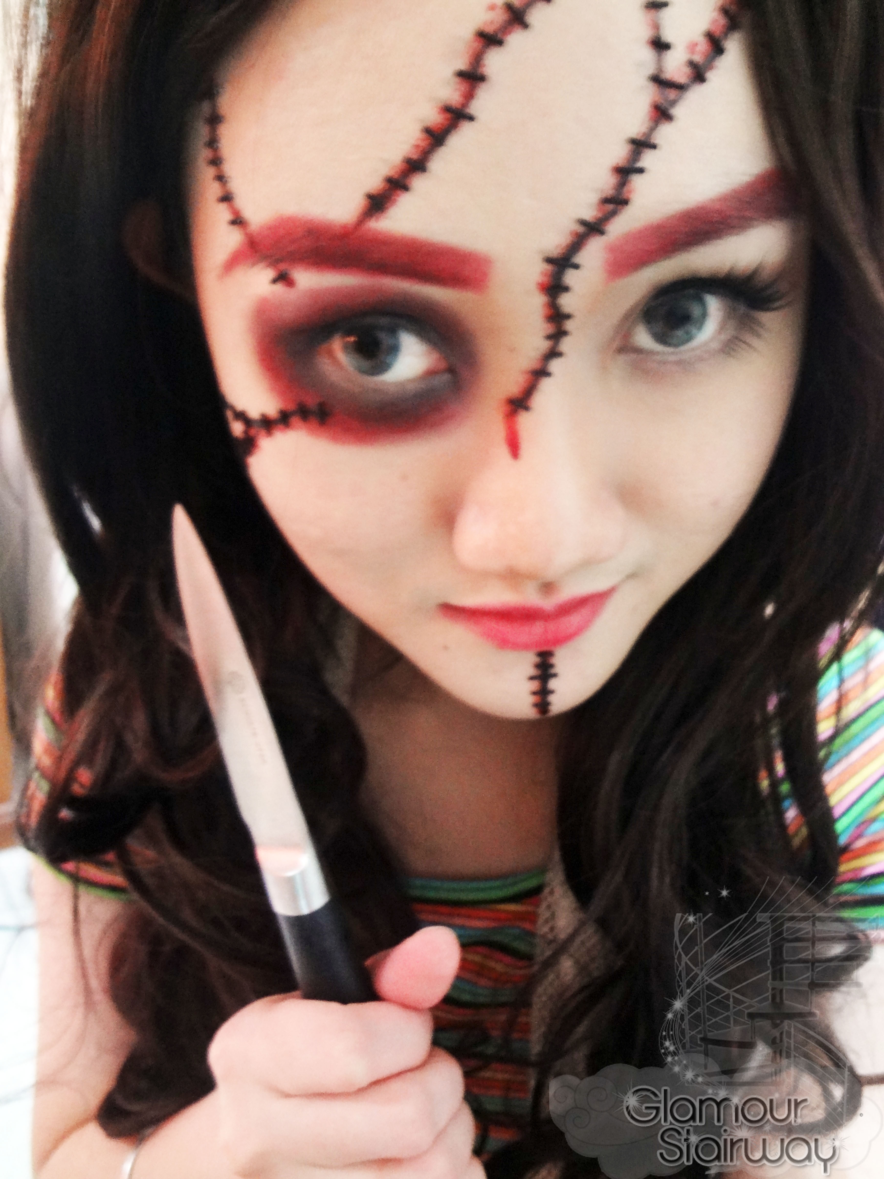 Halloween Makeup Tutorial Chucky Wannabe Keiko XOXO